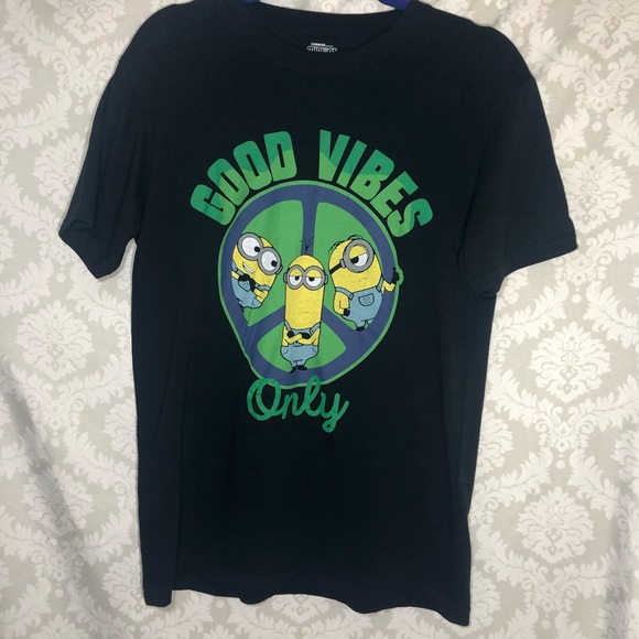 Minions “Good Vibes Only” Teen Tee M NWT - Picture 8 of 8
